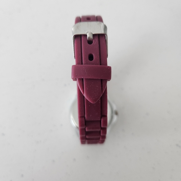 Texas A&M University Maroon Jelly Band With Crystals Watch - Picture 9 of 9